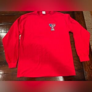 Red Long Sleeve Texas Tech T-shirt